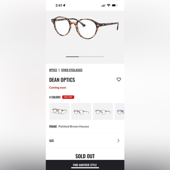 *AUTHENTIC RAYBAN EYEGLASSES* RB7118 Polished Havana - Picture 5 of 10